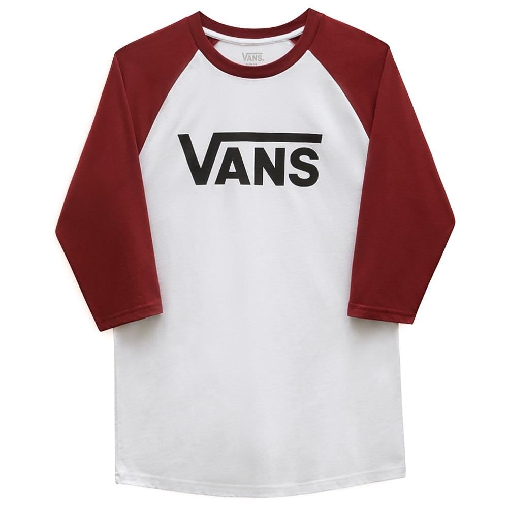 Vans t shirt white red hotsell