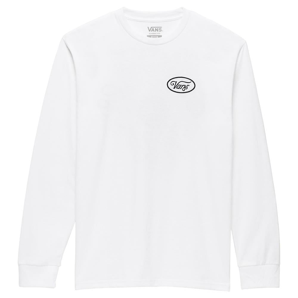 Vans Composite Rose Long Sleeve T-shirt - White