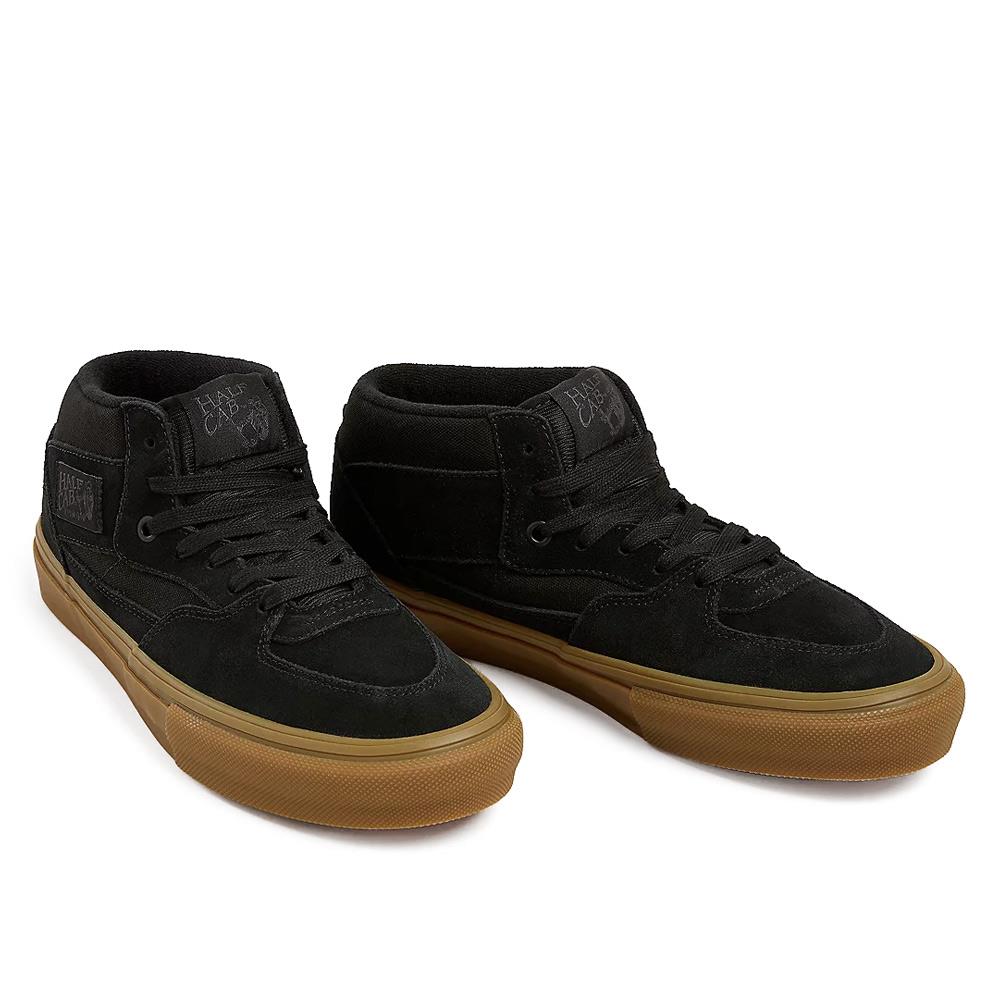 Vans sk8 hi black gum sole hotsell