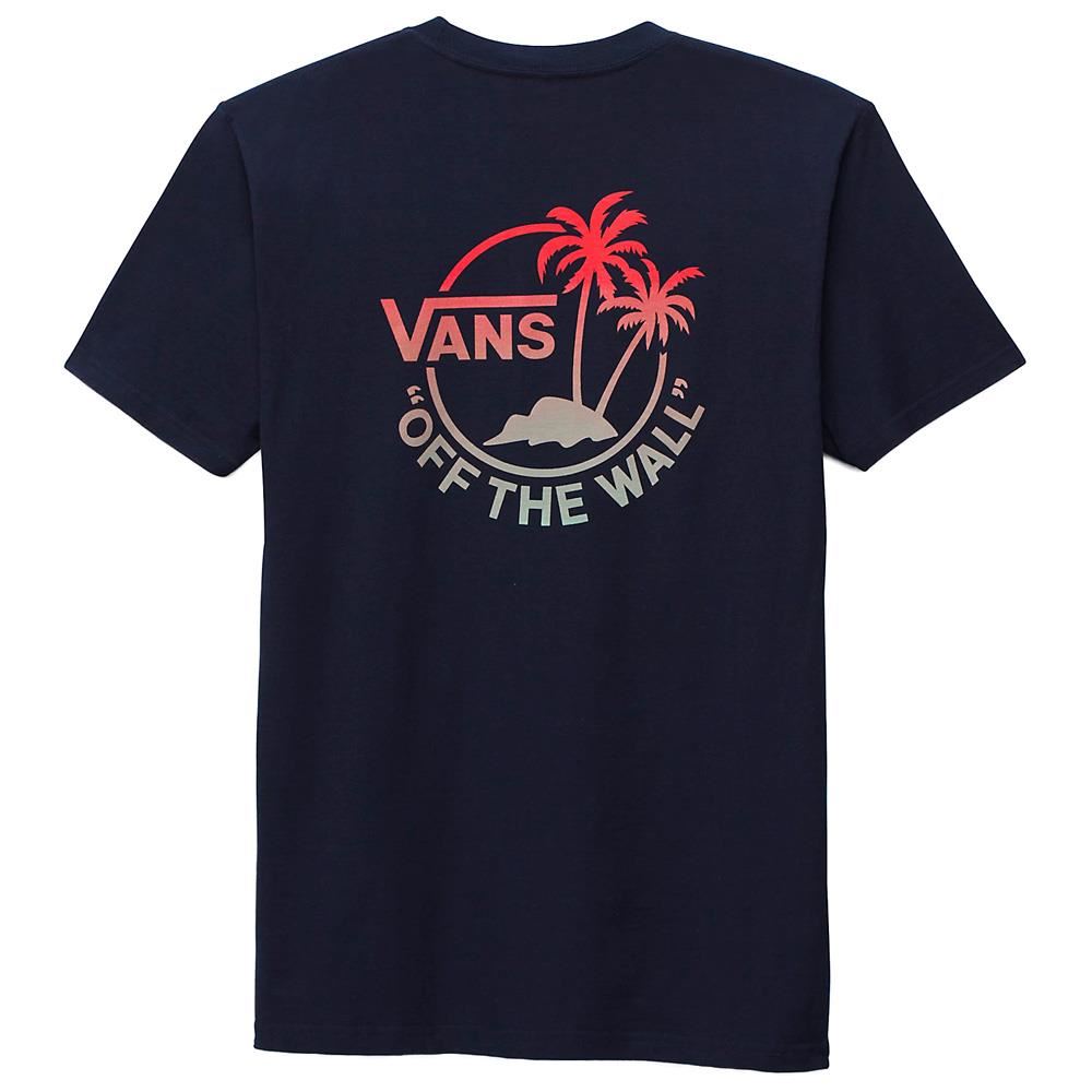 Vans Clasico Mini Camiseta Dual Palm II Army True Red North Atlantic Source BMX