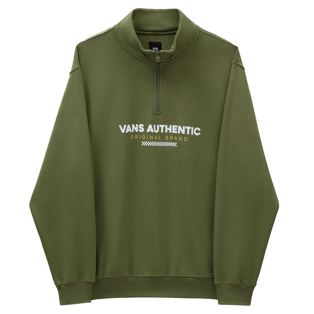 Vans Sport Half Zip Sweatshirt Olivine