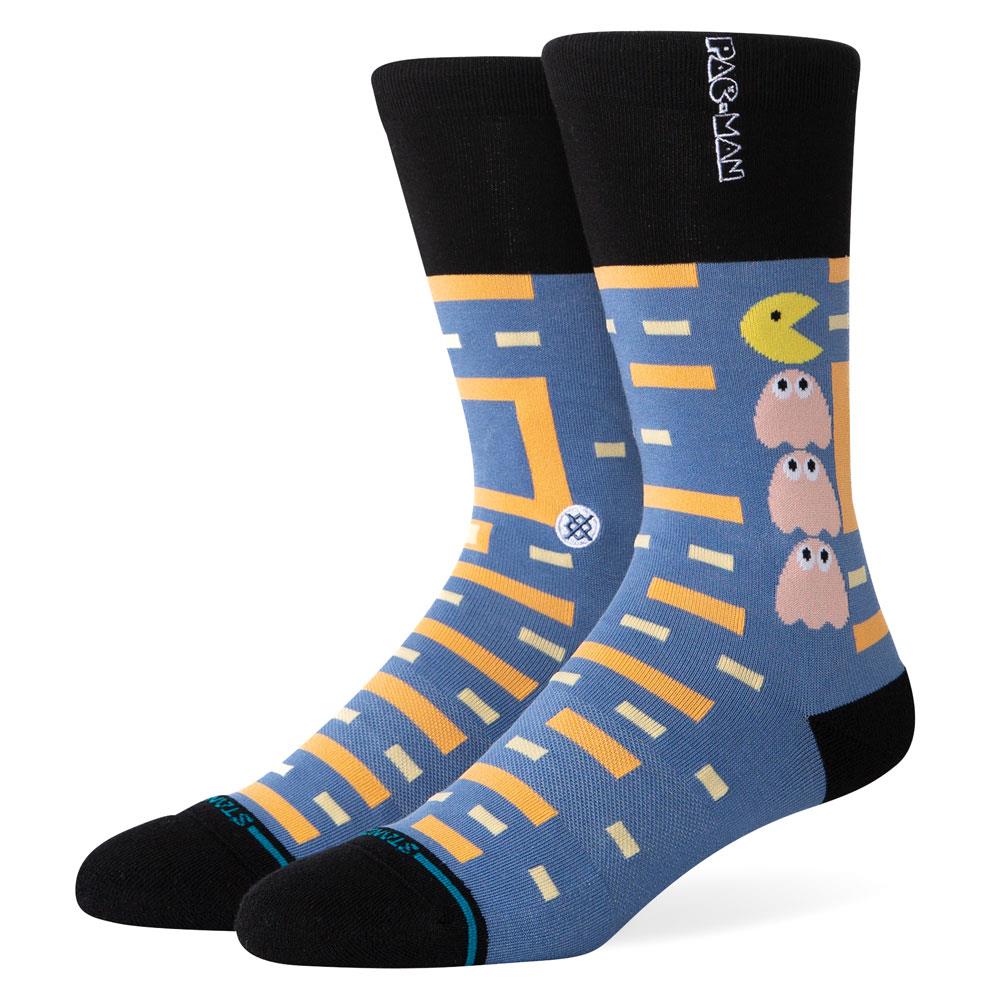 Stance Pac-Man Power Pellet Socks - Blue - Large | Source BMX
