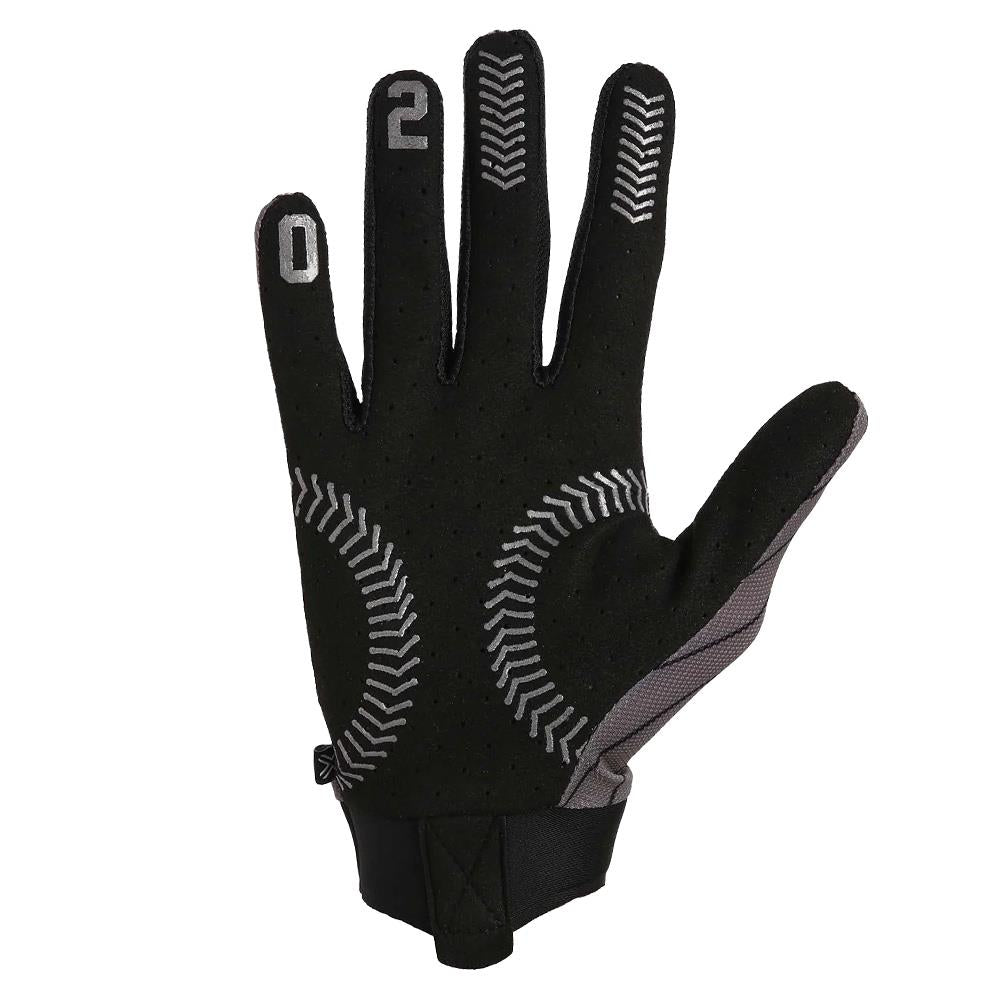 Fuse Omega Ballpark Gloves - Silver and Black
