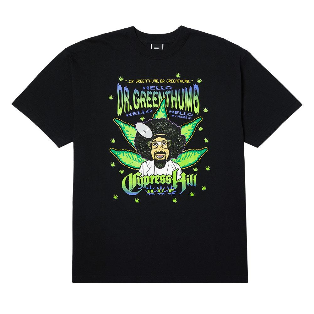 HUF x Cypress Hill Dr Greenthumb T-shirt - Black – Source BMX
