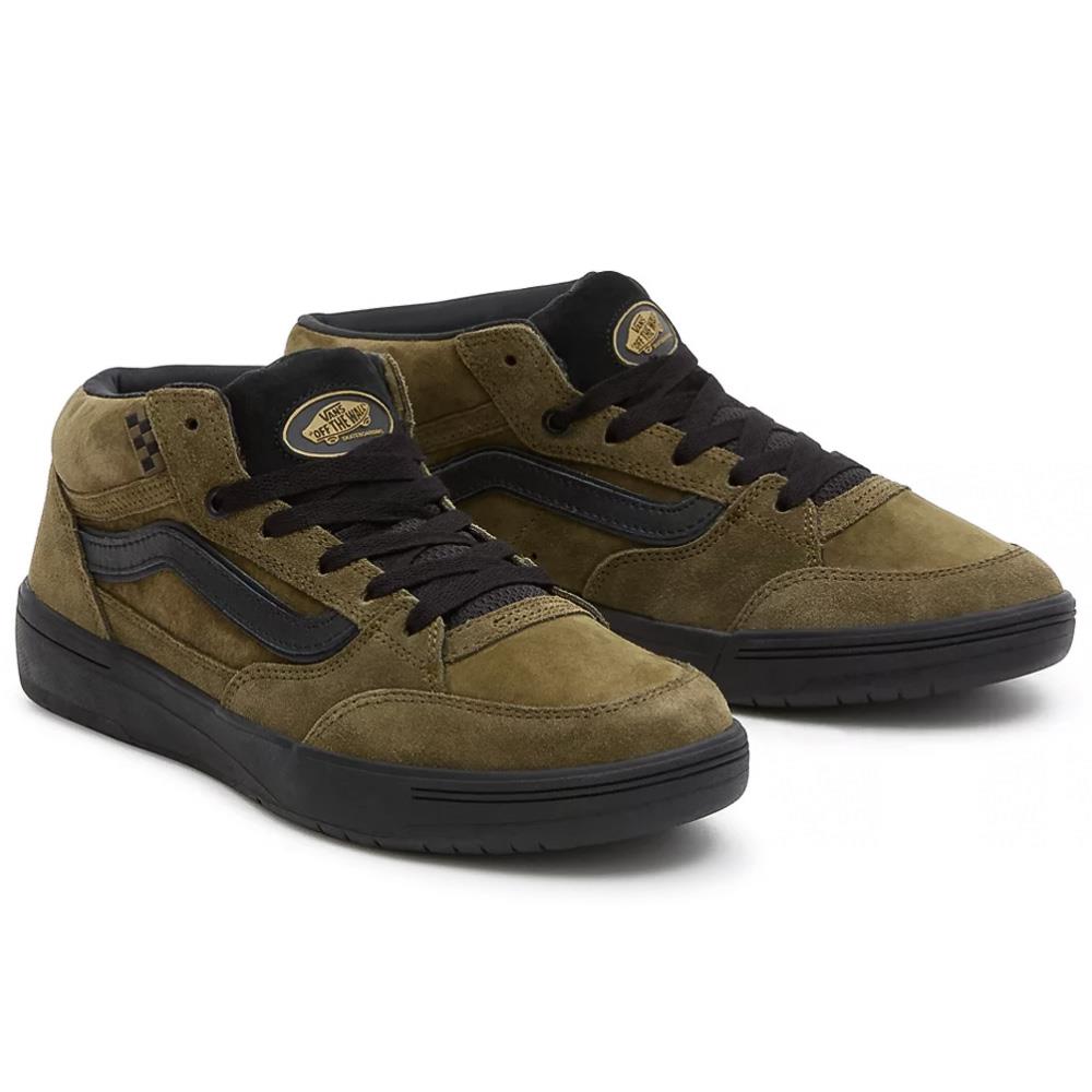 Vans mid tops shop olive