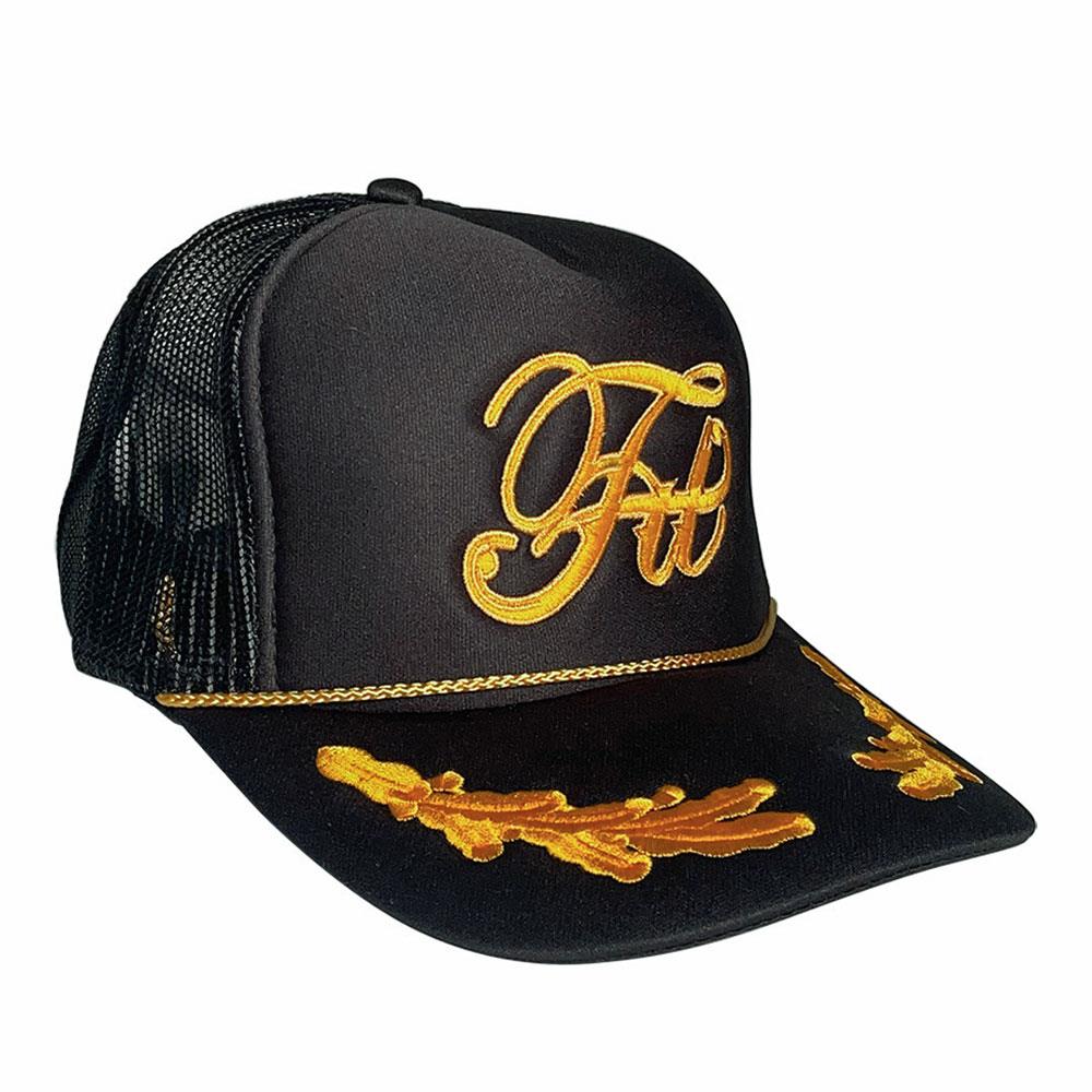 Fit High Crown Captains Trucker Hat Black – Source BMX