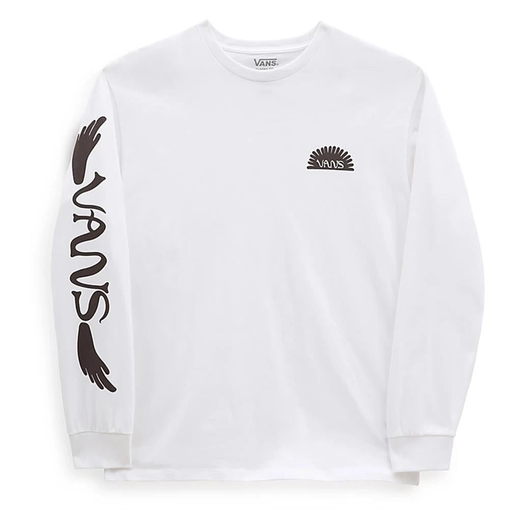 Vans white long sleeve new arrivals