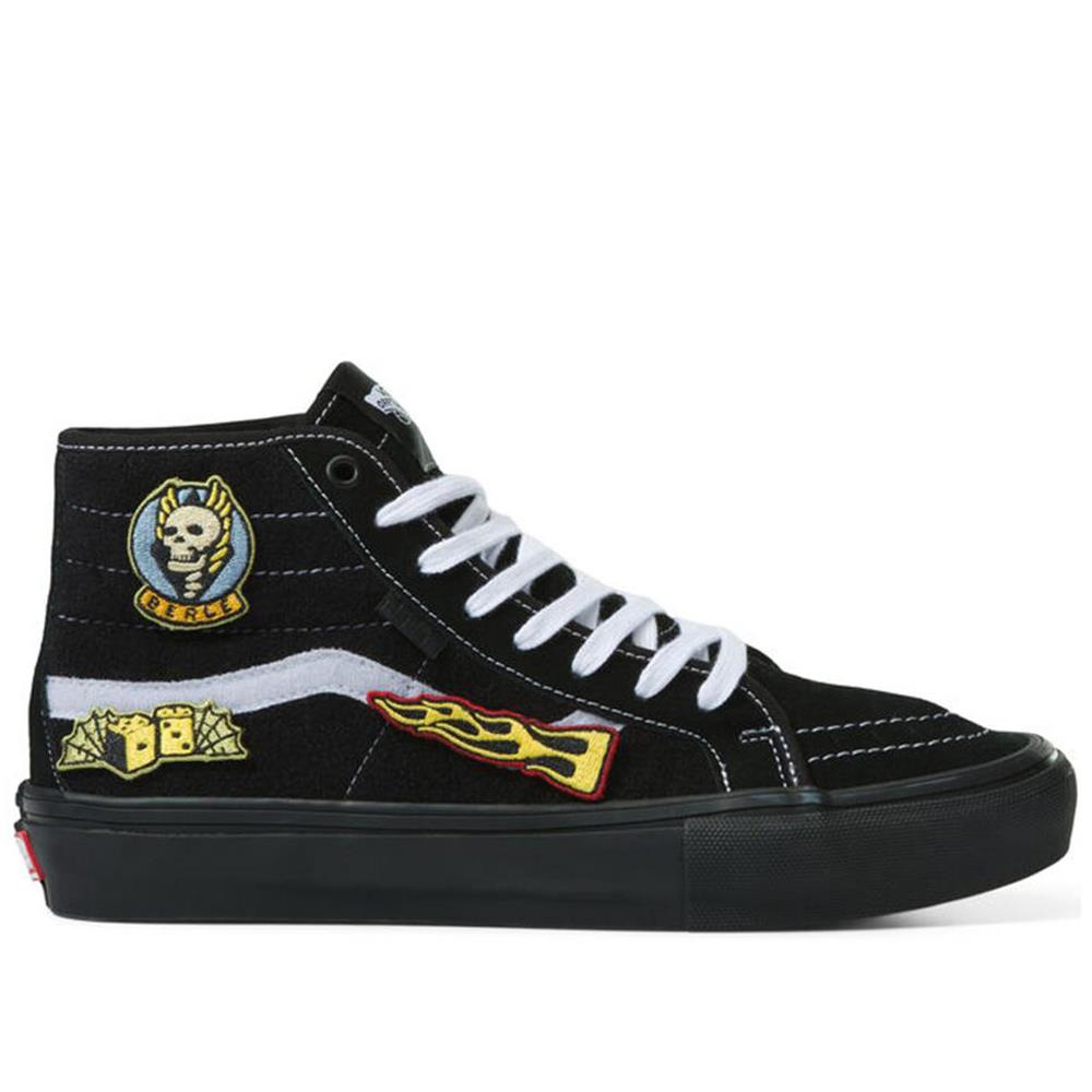 Vans Skate Sk8 Hi Decon Elijah Berle Black Black Source BMX