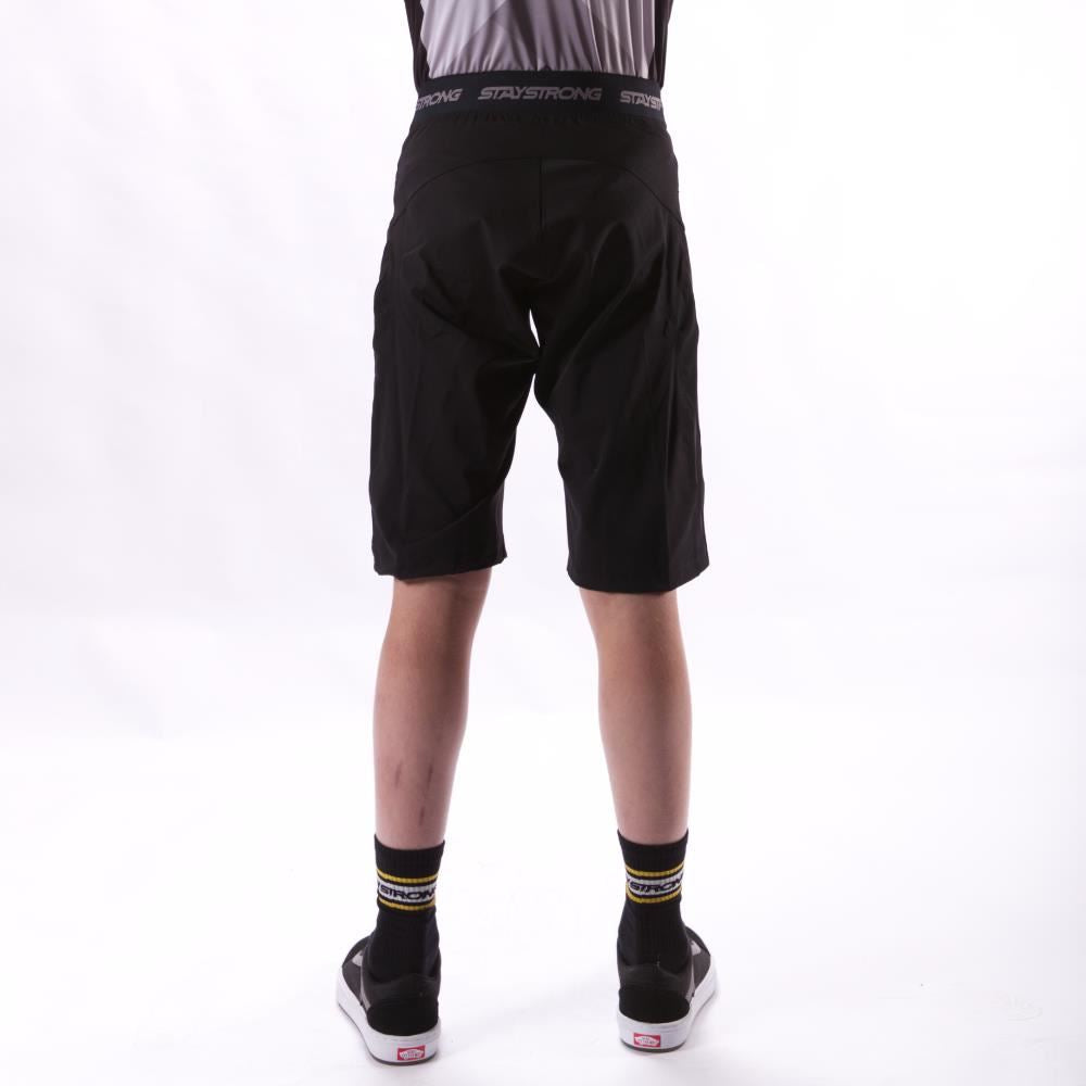 Stay Strong V2 Race Shorts - Black/Black