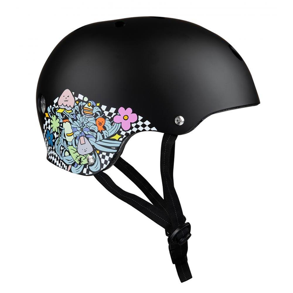 187 Killer Pads Certified Helmet - Lizzie Black/Floral – Source BMX
