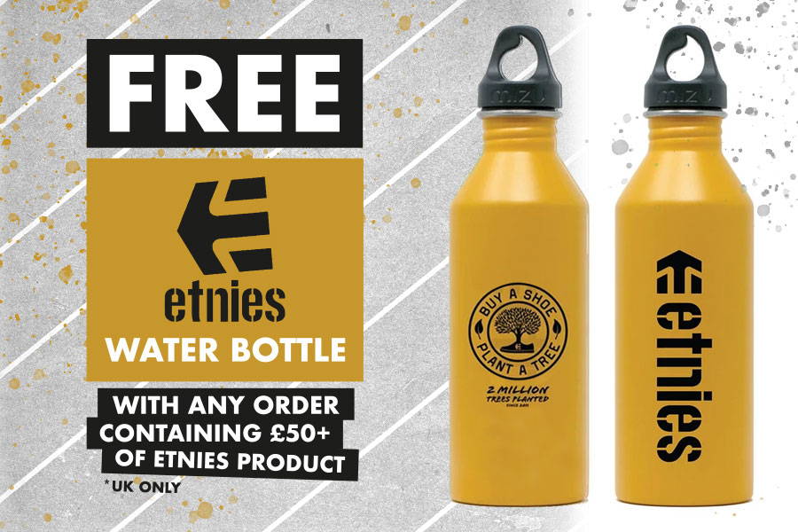 Get an Etnies Water Bottle for Free!