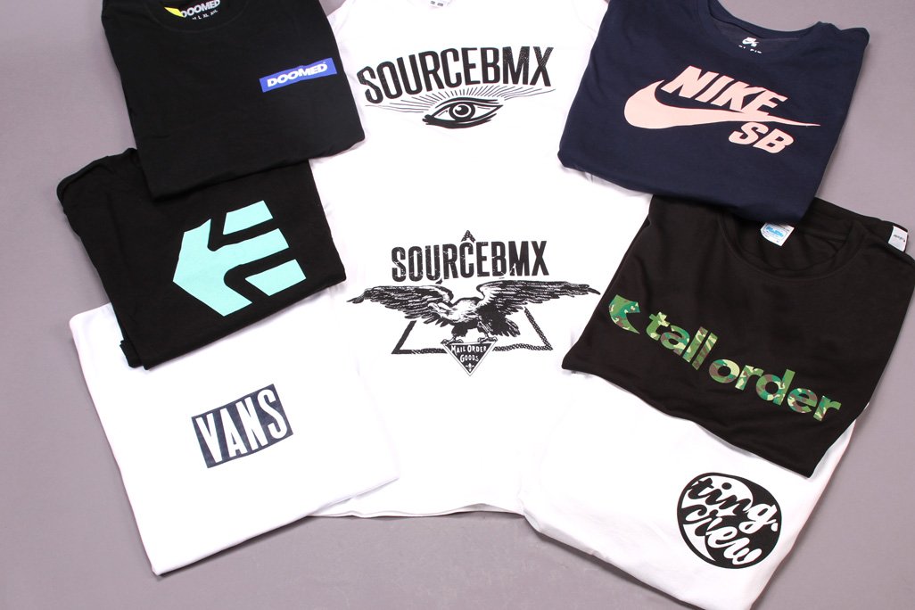 Selection of BMX and Skateboard T-shirts for the Kids! Available at SourceBMX