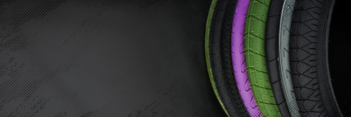Shop our collection of Tyres at Source BMX for all the abilities and budgets; we have you covered. We have a range of tyres for your BMX Bikes from Beginners to Intermediate, or Pro to Race.