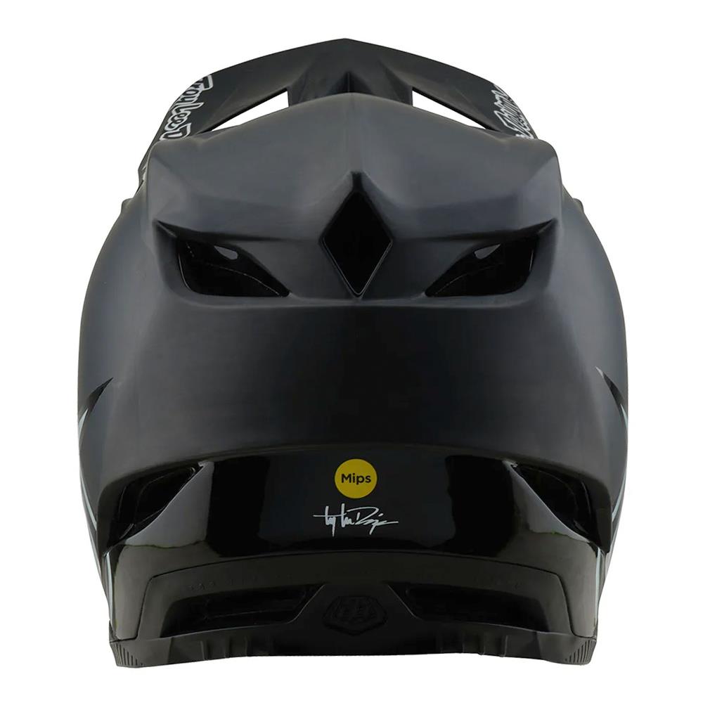 Troy Lee D4 Carbon MIPS Race Helmet - Stealth Black