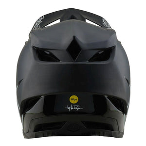 Troy Lee D4 Carbon MIPS Race Helmet - Stealth Black