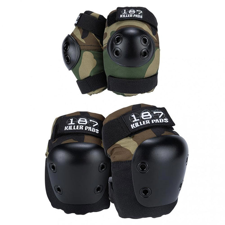 187 Killer Pads Combo Pack Knee and Elbow - Camo