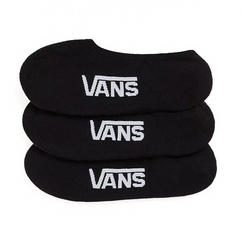 Vans Classic No Show Socks 3-Pack - Black
