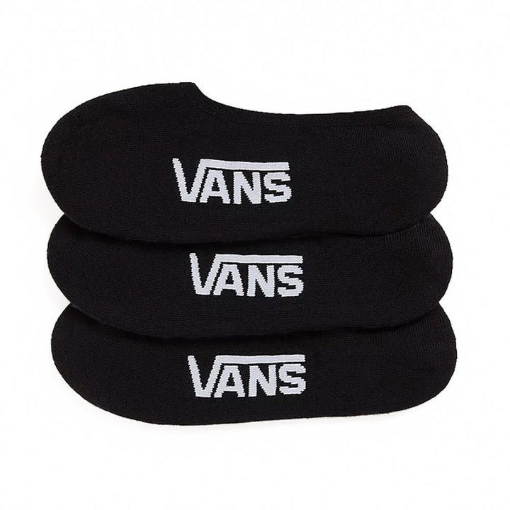 Vans Classic No Show Socks 3-Pack - Black