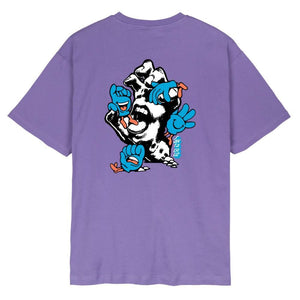 Santa Cruz Chisel Hand T-Shirt - Soft Purple