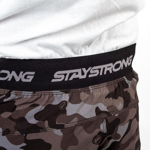 Stay Strong Junior Pantalones de carreras V3 - CAMO GRIS