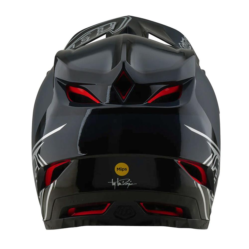 Troy Lee D4 Polyacrylate MIPS Race Helmet - Shadow Black