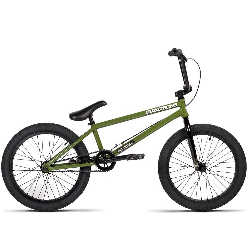 Scratch & Dent Grade A - Stay Strong Optimum TRL BMX Bike - Gloss Army Green