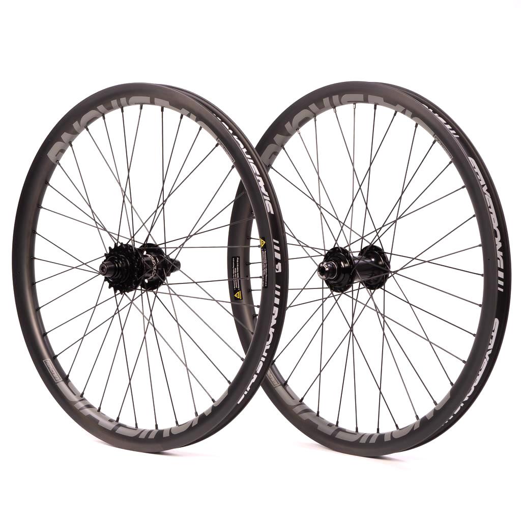 Stay Strong Carbon Reactiv 2 24" Cruiser Disc Race Wheelset - Carbon/ 24x1.75"