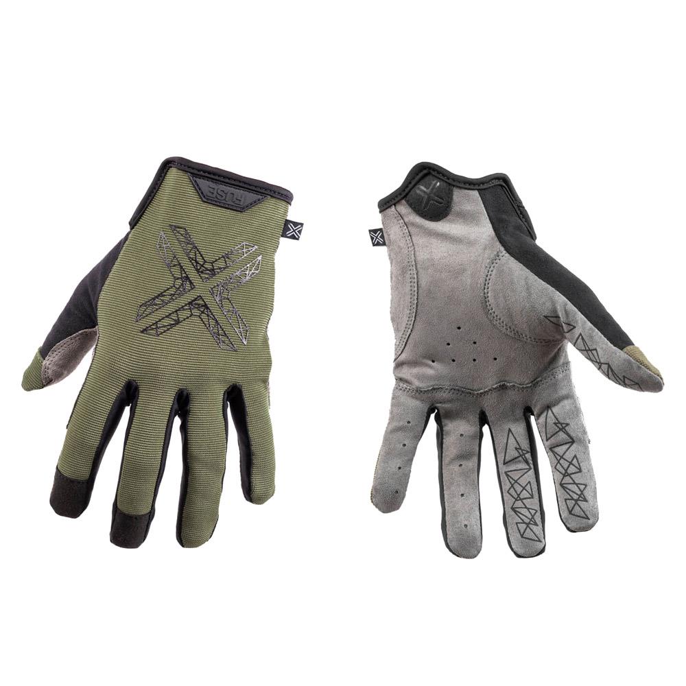Fuse Stealth Gloves - Matt Black/Olive