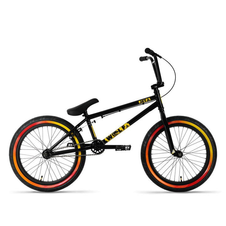 Scratch & Dent Grade A - Jet BMX Wolf BMX Bike - Black Flame