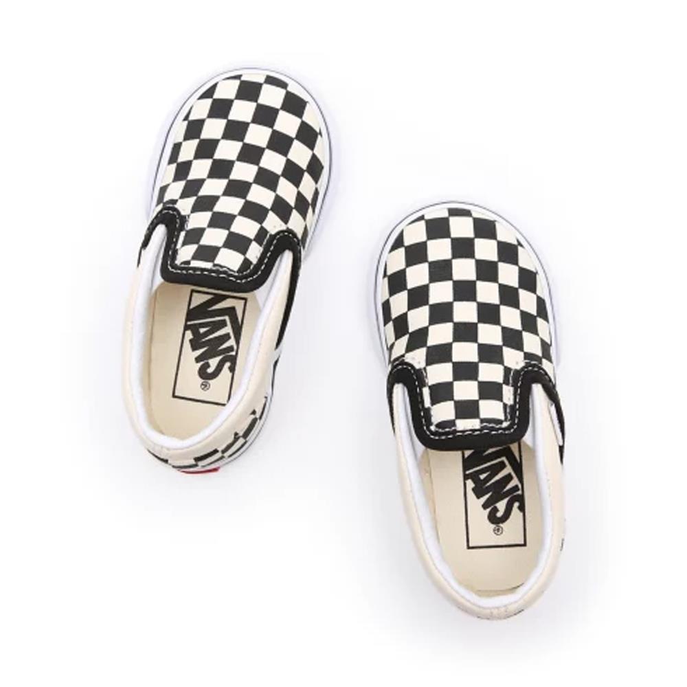 Vans Toddler Slip-On Shoes (1-4 Years) - Checkerboard Black/White