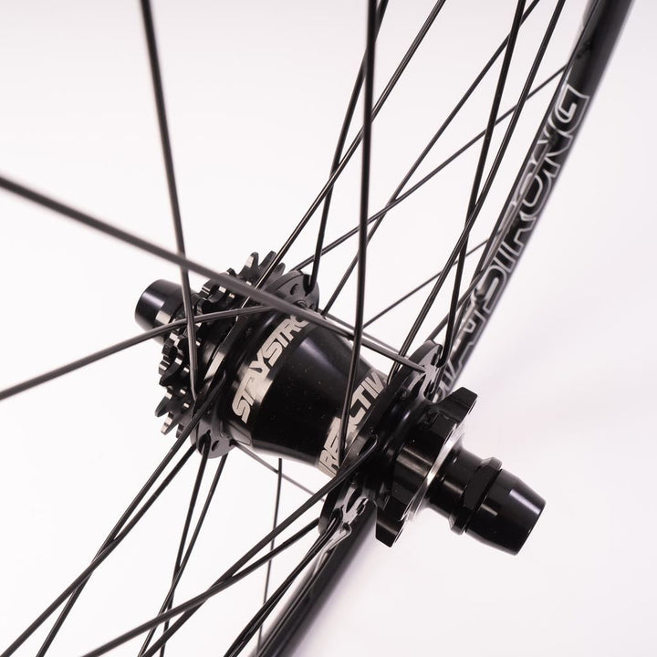Stay Strong Reactiv 2 20" Disc Race Wheelset- Black/ 1-1/8"