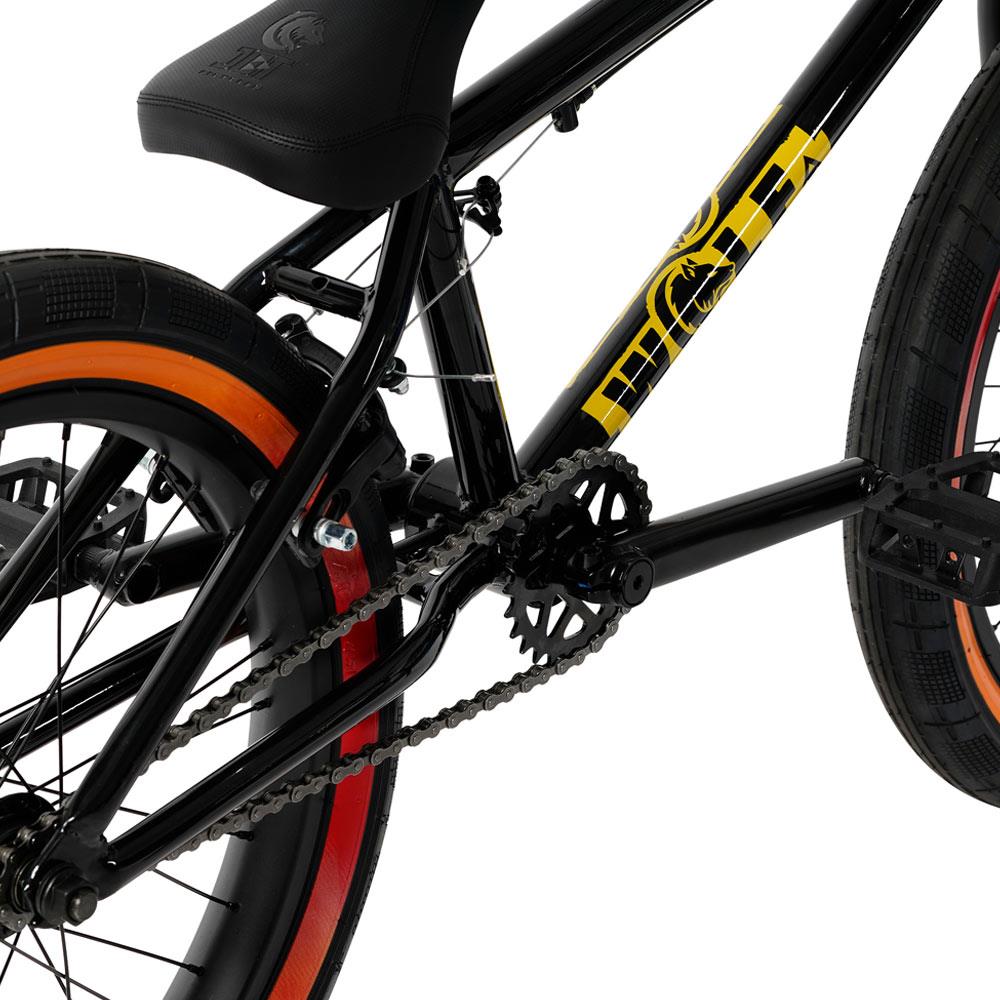 Scratch & Dent Grade A - Jet BMX Wolf BMX Bike - Black Flame