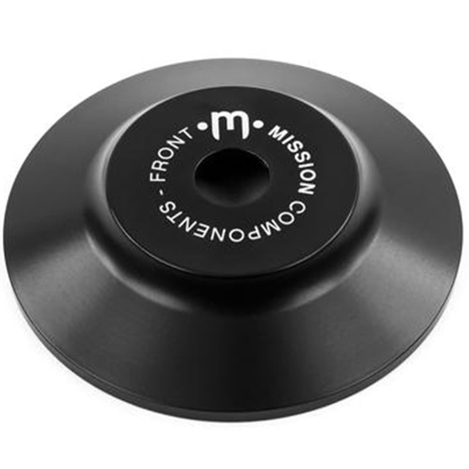 Scratch & Dent Grade A - Mission Universal Chromoly Hub Guard - Black / Front