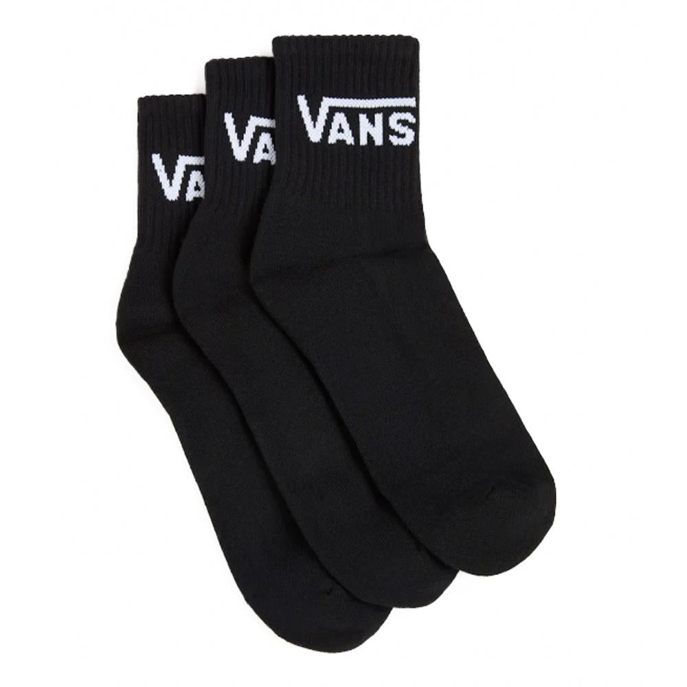 Vans Classic Half Crew Socks 3-Pack - Black