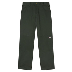 Dickies Pantaloni a doppio ginocchio della valle Grande - Green d'olia