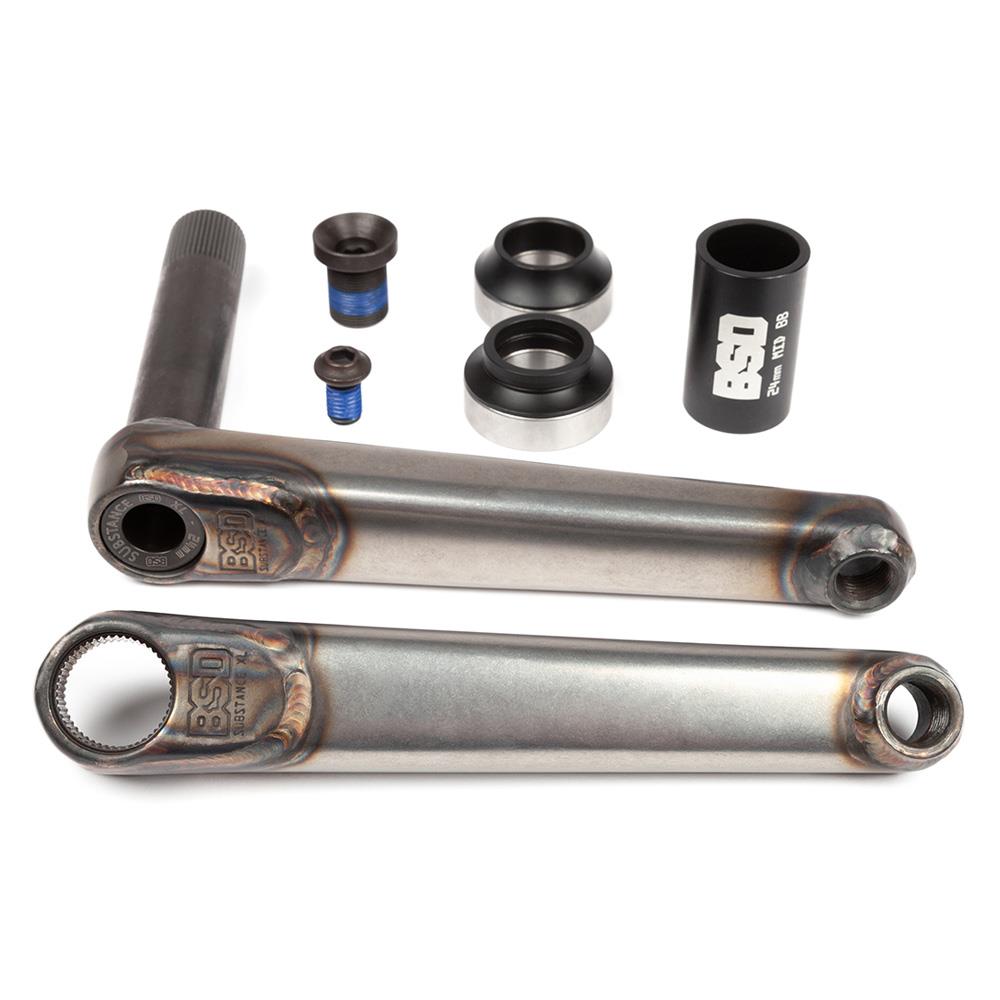 パーツ BSD SUBSTANCE XL V2 CRANK 165mm BSD SUBSTANCE XL V2 CRANK - Heat treated 4130 chromoly BMX