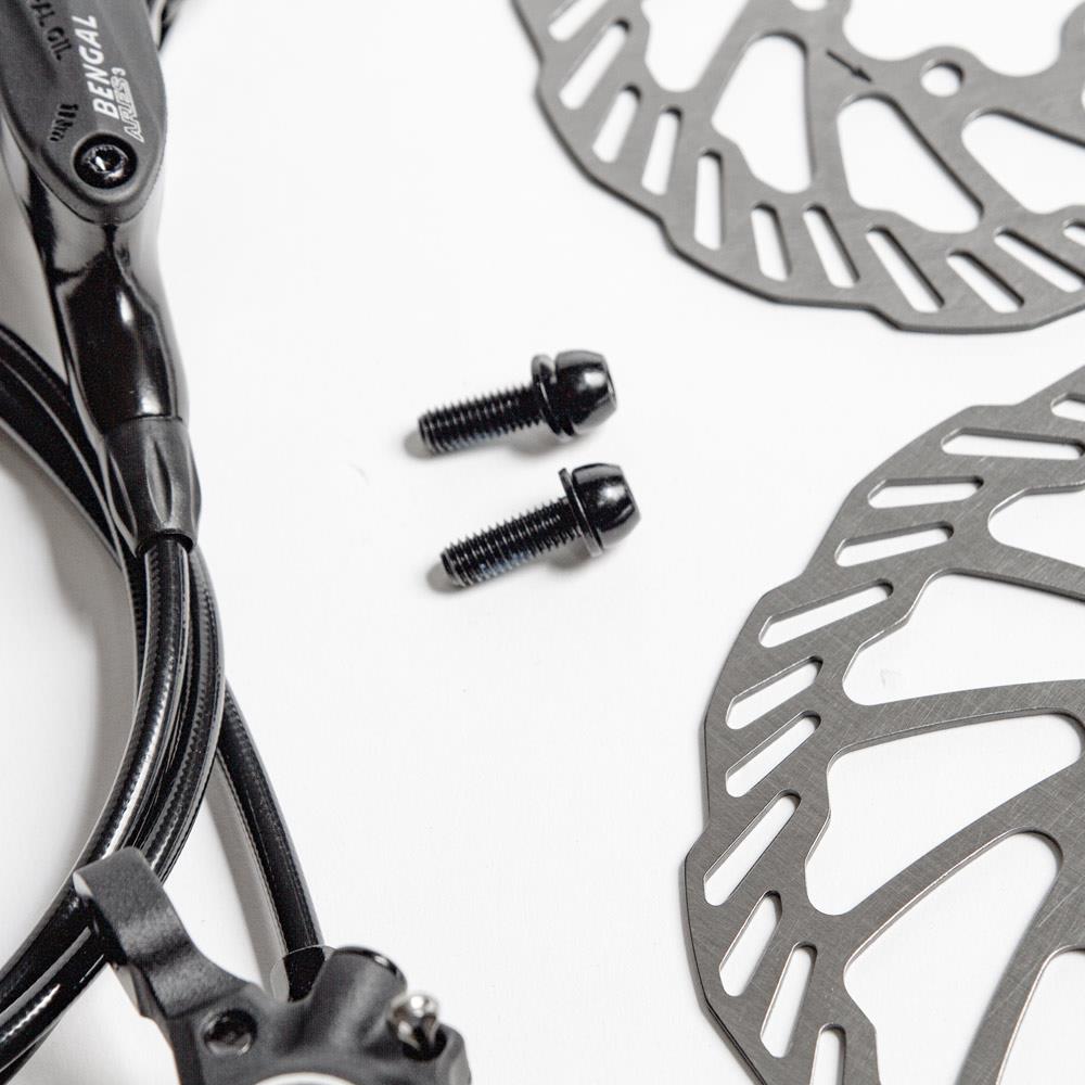 Disco Freno Bengal Wave Da 180mm Per MTB, EBike, CX E Gravel – Acciaio, 6 Fori