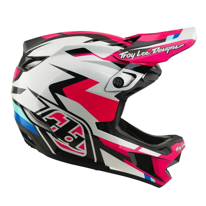 Troy Lee D4 Polyacrylite MIPS Race Helmet - Roamer Magenta