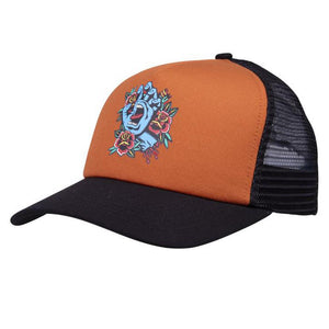 Santa Cruz Screaming Flash Meshback Cap - Terracotta/Black