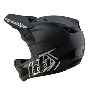 Troy Lee D4 Carbon MIPS Race Helmet - Stealth Black