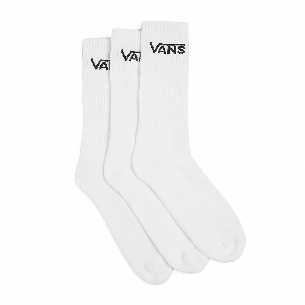 Vans Classic Crew Socks 3 Pack - White