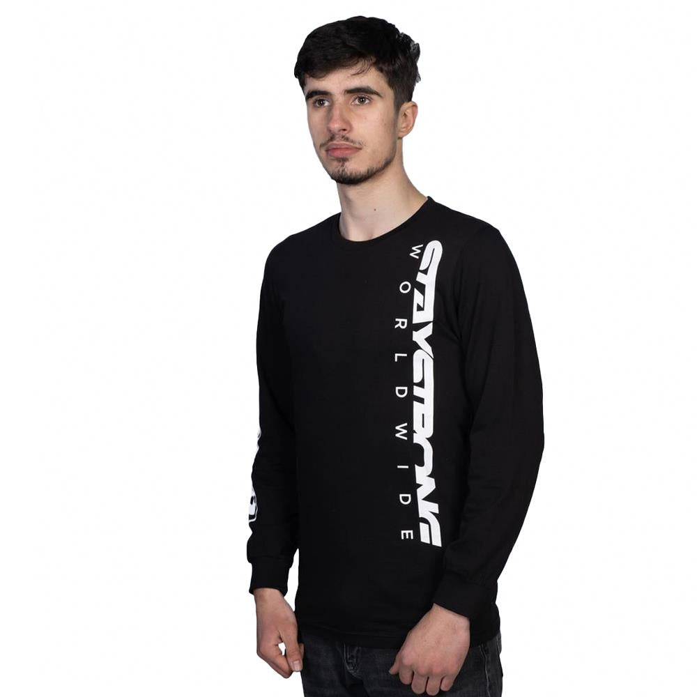 Stay Strong Worldwide Long Sleeve T-Shirt - Black