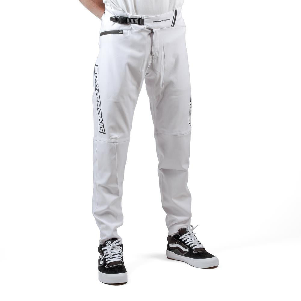 Stay Strong V3 Pantalons de course - blanc /Noir