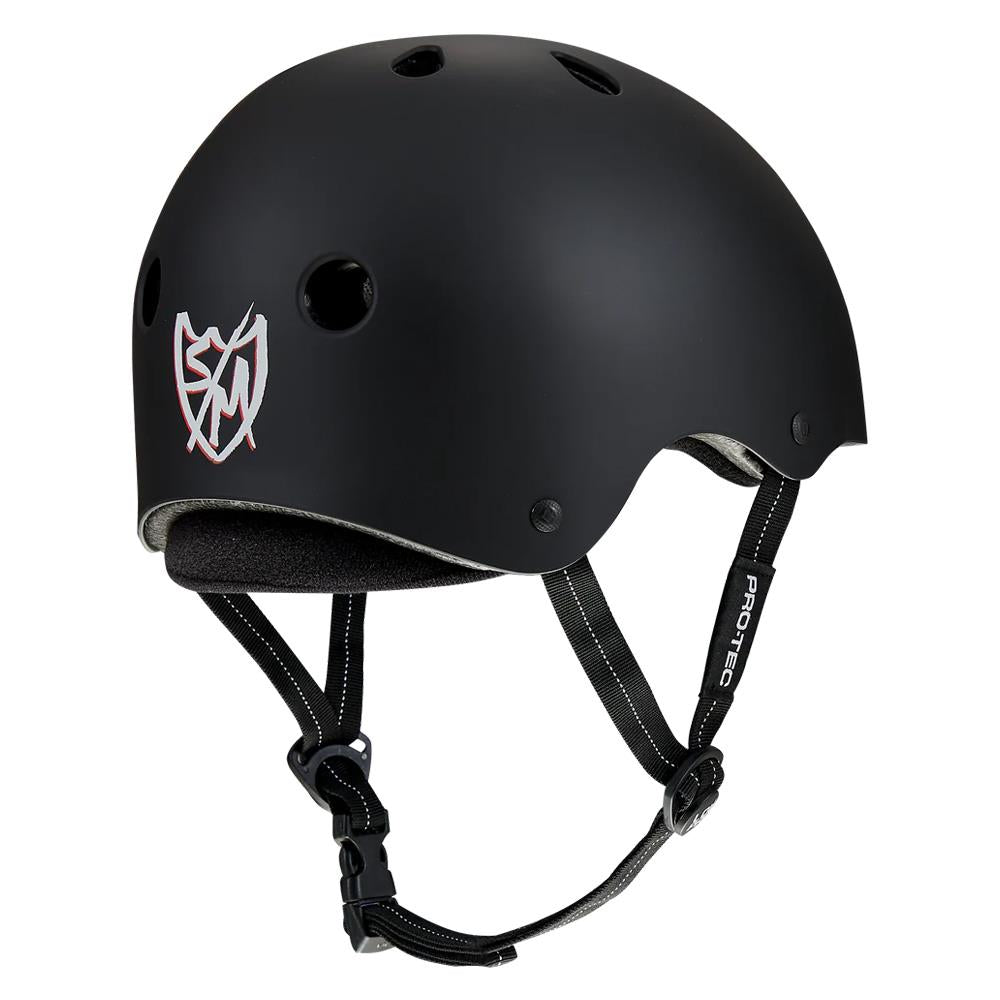 Pro-Tec Low Pro S&M Sharpie Shield Helmet - Matt Black