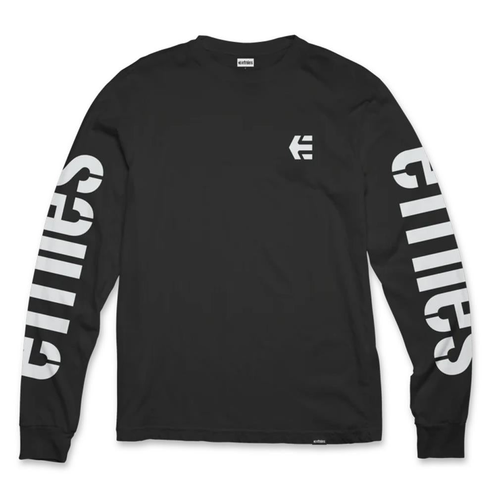Etnies Icon Long Sleeve T-shirt - Black/White