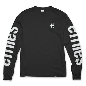 Etnies Icon Long Sleeve T-shirt - Black/White