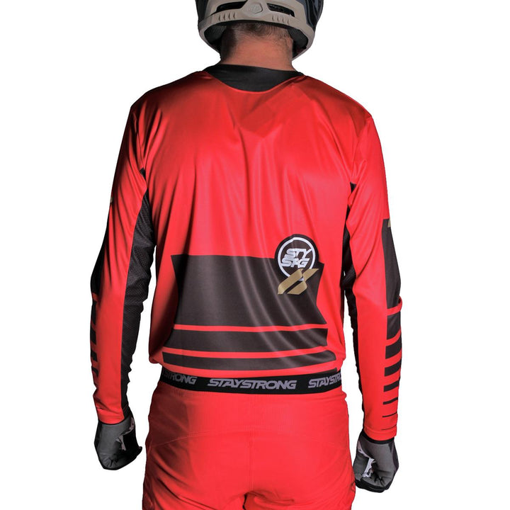 Stay Strong For Life Youth Race Jersey - Red