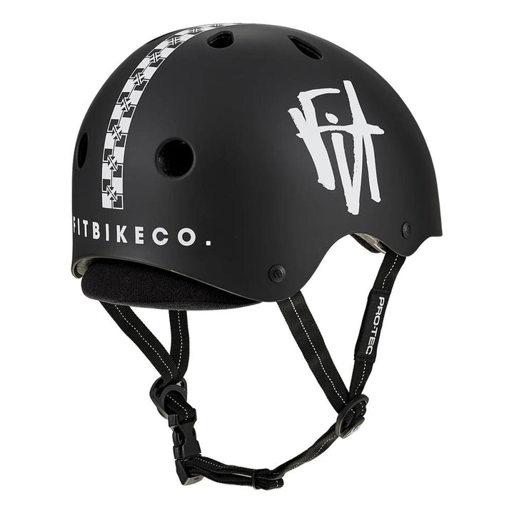 Pro-Tec Low Pro FIT Checkered Helmet - Matt Black