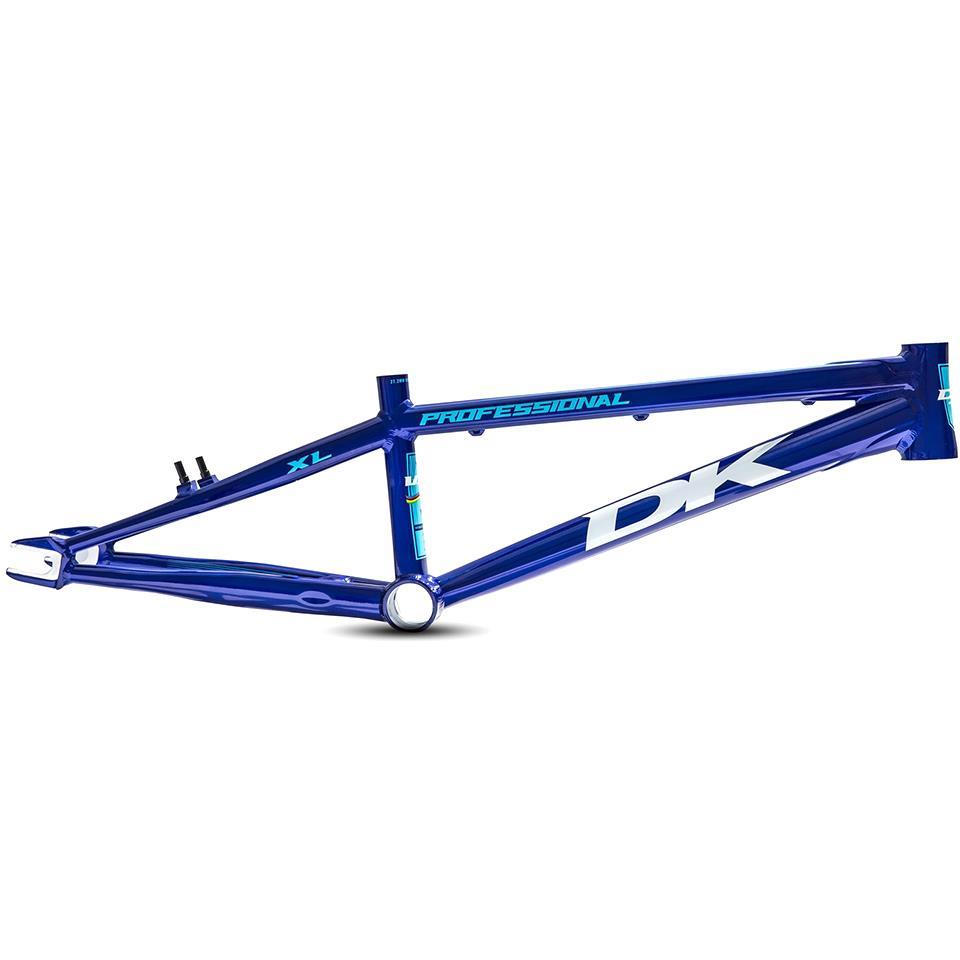 Scratch & Dent Grade A - DK Professional Pro XXXL BMX Race Frame - Gloss Blue/ Euro BB