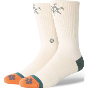 Stance Calcetines deshilachados - blanco vintage/ grande